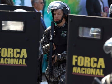 Soldados de la Fuerza Nacional de Brasil Soldados de la Fuerza Nacional de Brasil