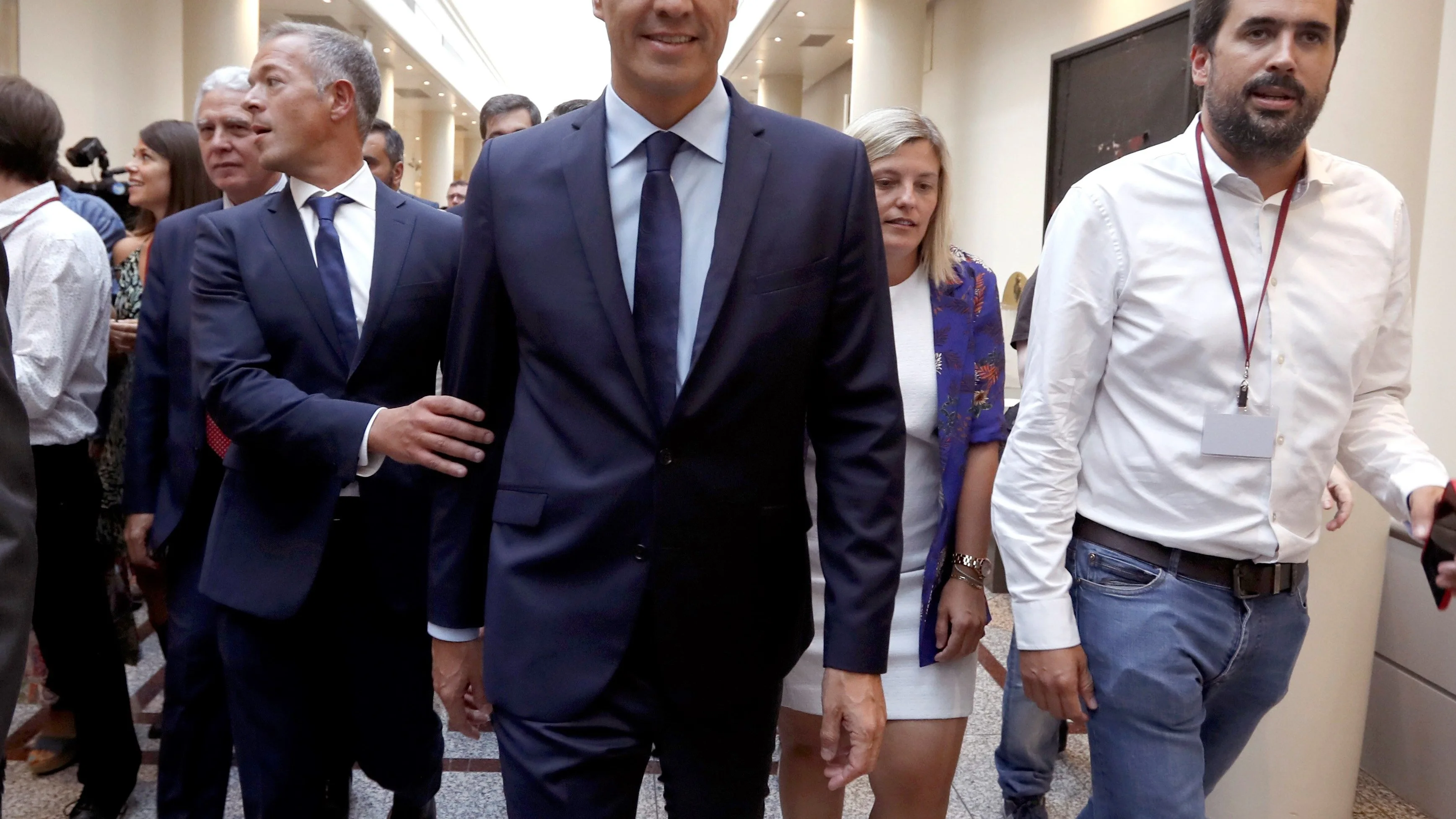 El presidente del Gobierno, Pedro Sánchez