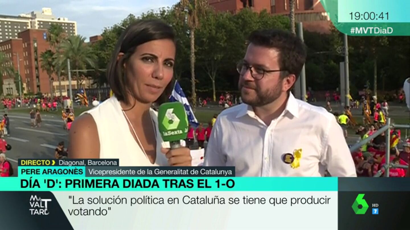 Per&eacute; Aragon&eacute;s: "El independentismo es diverso. Hablamos de construir la rep&uacute;blica catalana para todos"
