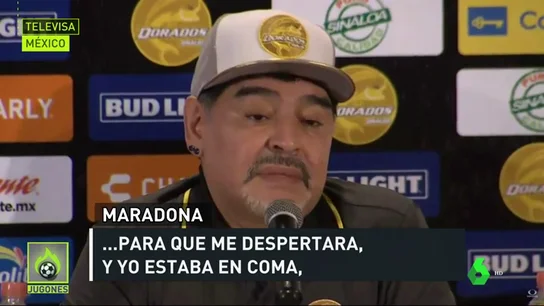 Diego Armando Maradona contó sus peores momentos del pasado en México Diego Armando Maradona contó sus peores momentos del pasado en México