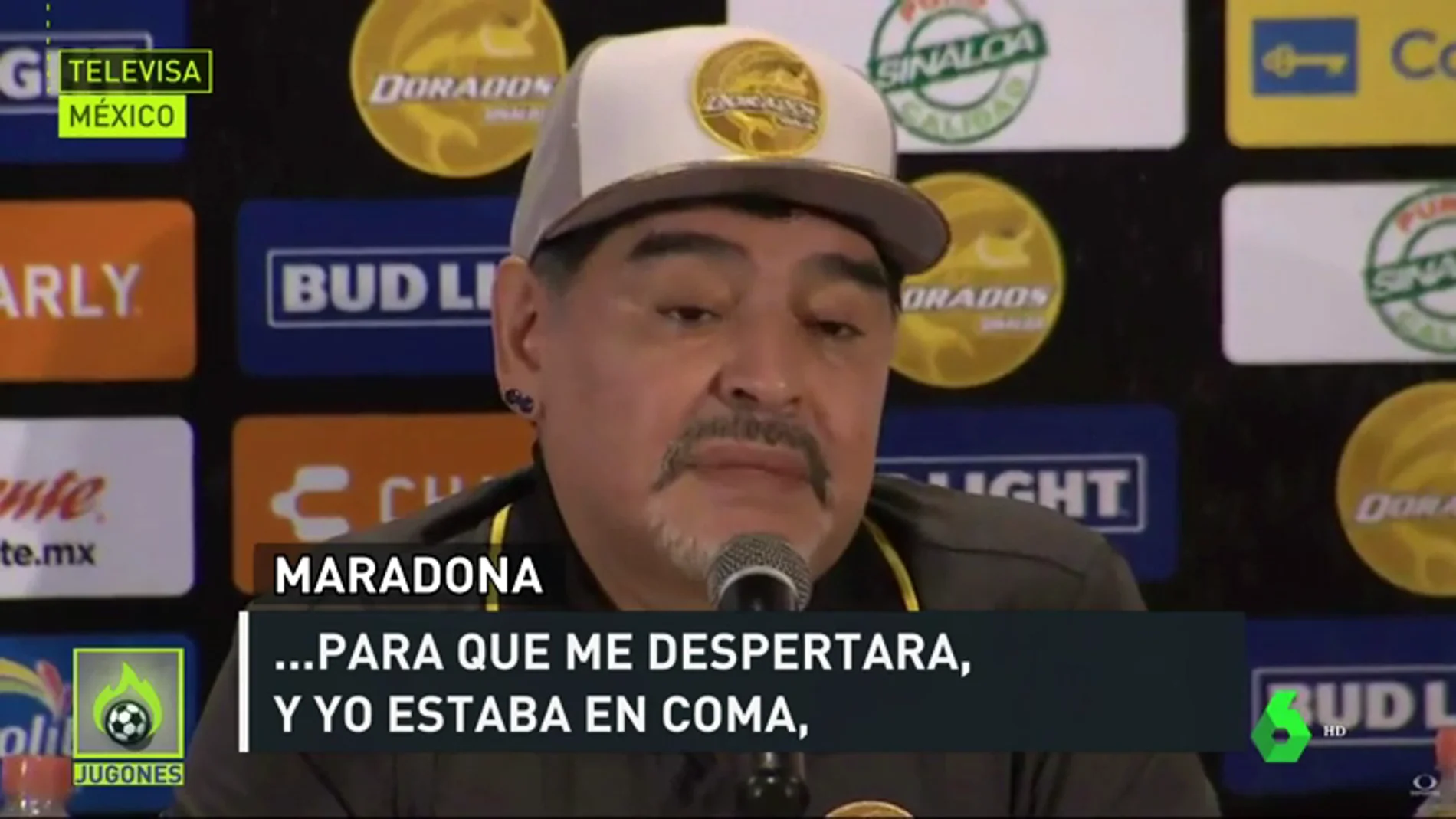Diego Armando Maradona contó sus peores momentos del pasado en México