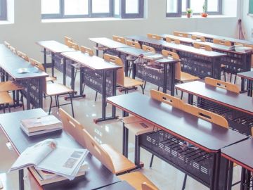 Imagen de un aula escolar Imagen de un aula escolar