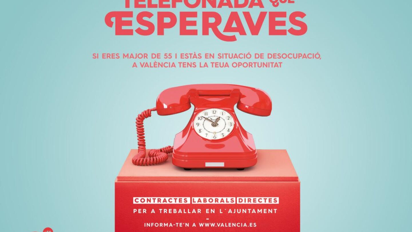 La llamada que esperabas, empleo para mayores de 55