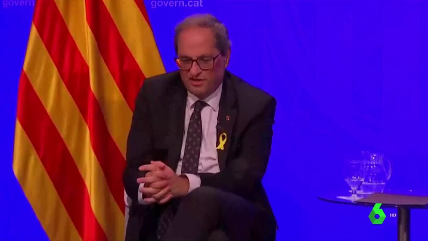 Torra habla ante medios extranjeros: "Los que est&aacute;n en prisi&oacute;n son los que organizaron el refer&eacute;ndum, no los que ejercieron la violencia el 1-O"