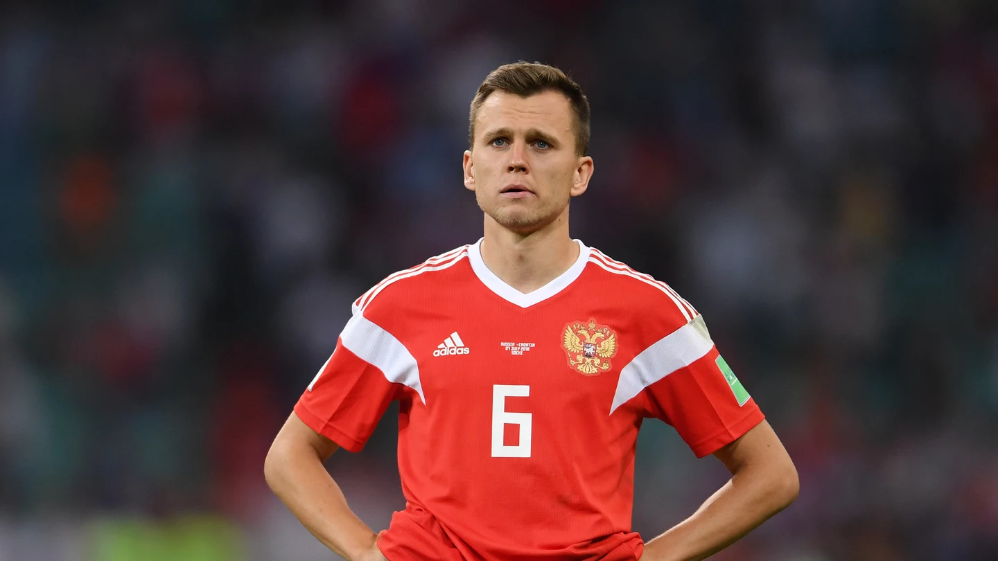 Cheryshev, con la selección rusa Cheryshev, con la selección rusa