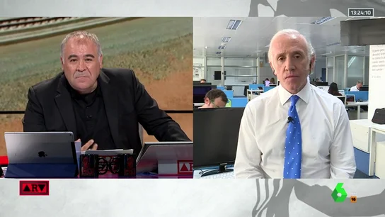 Eduardo Inda, sobre la investigación del AVE a la Meca: "Me llama la atención que no se investigue el territorio suizo, donde el rey no estaba solo" Eduardo Inda, sobre la investigación del AVE a la Meca: "Me llama la atención que no se investigue el territorio suizo, donde el rey no estaba solo"