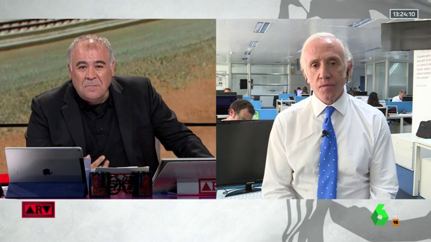 Eduardo Inda, sobre la investigaci&oacute;n del AVE a la Meca: "Me llama la atenci&oacute;n que no se investigue el territorio suizo, donde el rey no estaba solo"