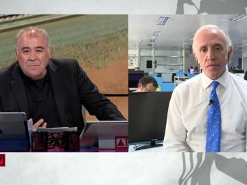 Eduardo Inda, sobre la investigación del AVE a la Meca: "Me llama la atención que no se investigue el territorio suizo, donde el rey no estaba solo" Eduardo Inda, sobre la investigación del AVE a la Meca: "Me llama la atención que no se investigue el territorio suizo, donde el rey no estaba solo"