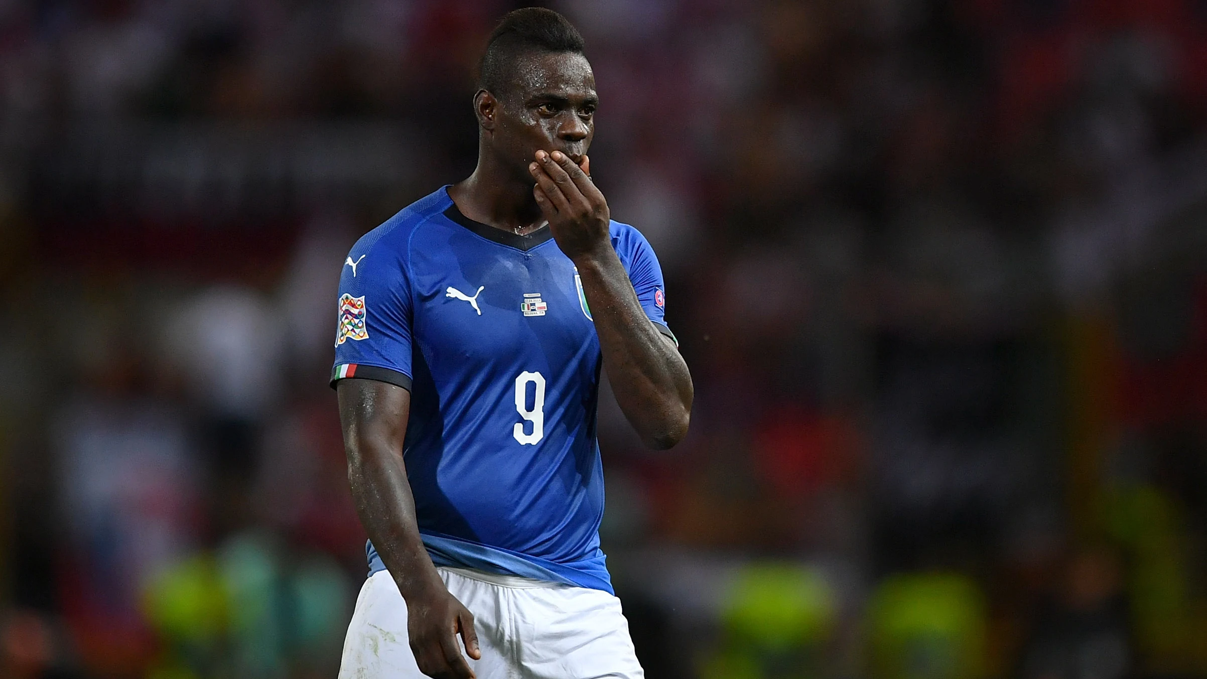 Balotelli con la selección italiana