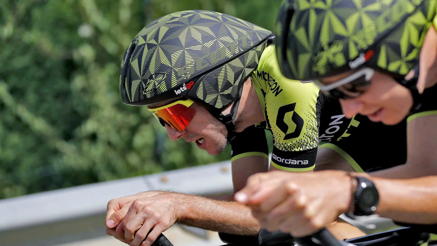 Simon Yates, durante una etapa de la Vuelta Simon Yates, durante una etapa de la Vuelta