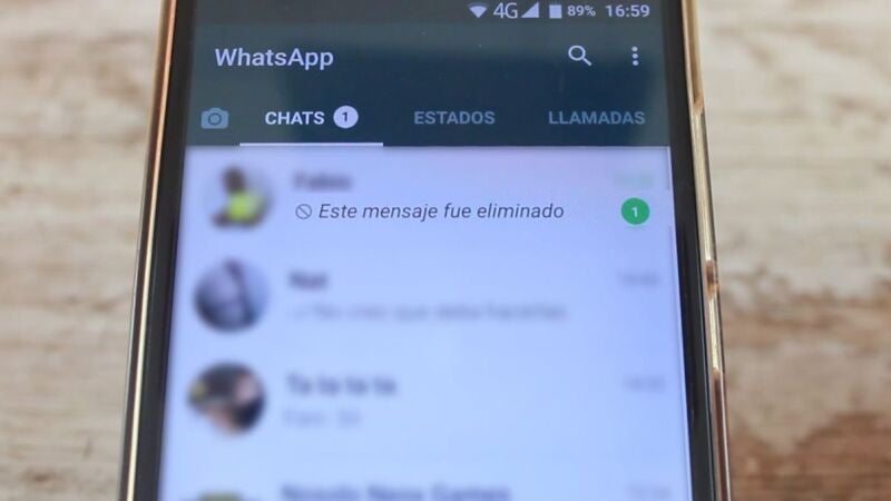 Así puedes leer los mensajes eliminados por otras personas en WhatsApp