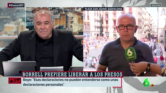 Gonzalo Boye, sobre las declaraciones de Borrell sobre los presos catalanes: "No pueden entenderse como algo personal porque es ministro" Gonzalo Boye, sobre las declaraciones de Borrell sobre los presos catalanes: "No pueden entenderse como algo personal porque es ministro"