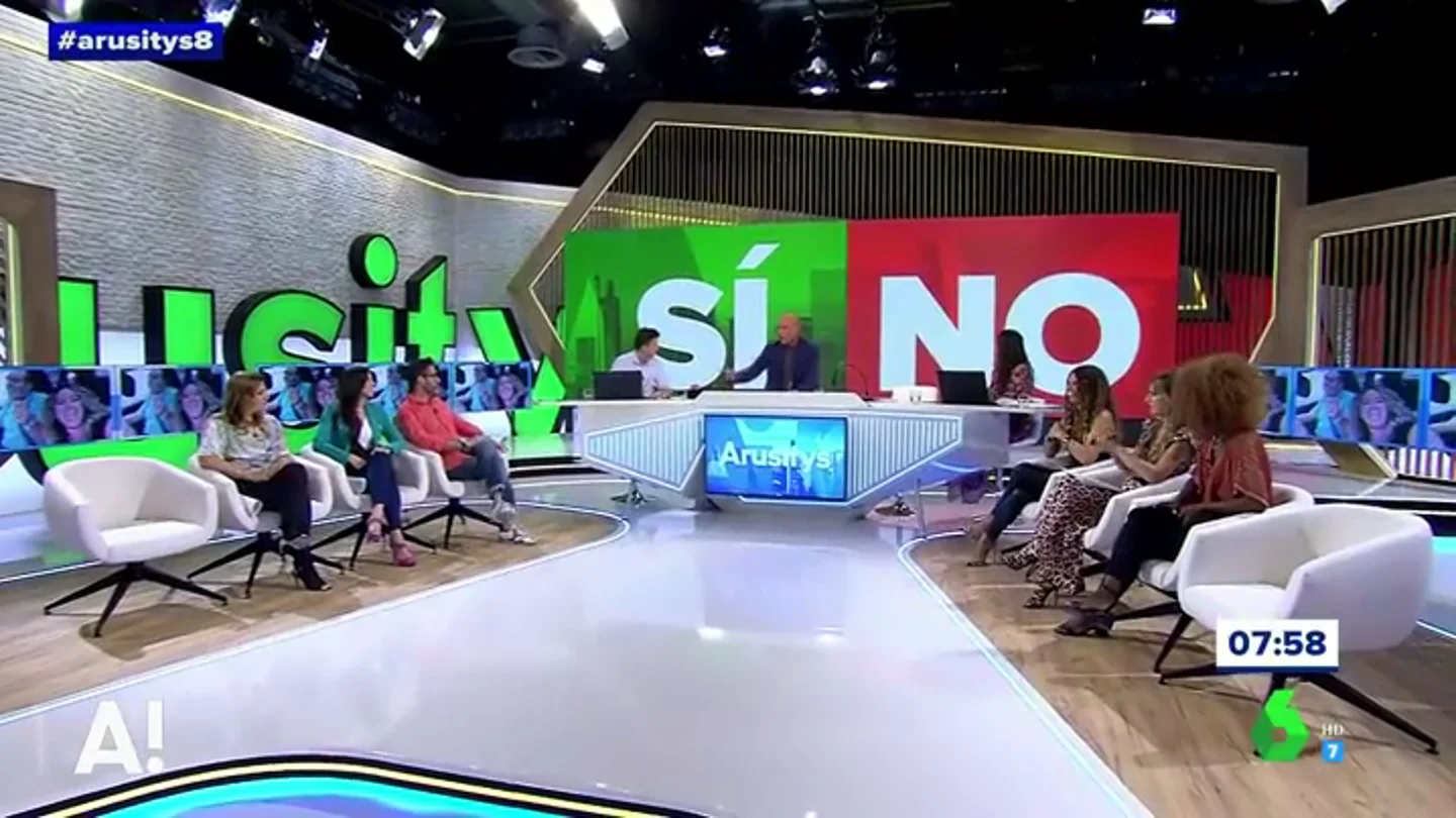 Arusitys abre debate en el plató Arusitys abre debate en el plató