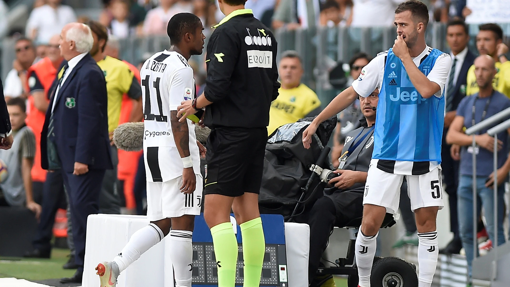 Douglas Costa, en el partido ante el Sassuolo