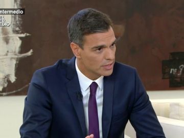 Pedro Sánchez en su entrevista con Ana Pastor Pedro Sánchez en su entrevista con Ana Pastor