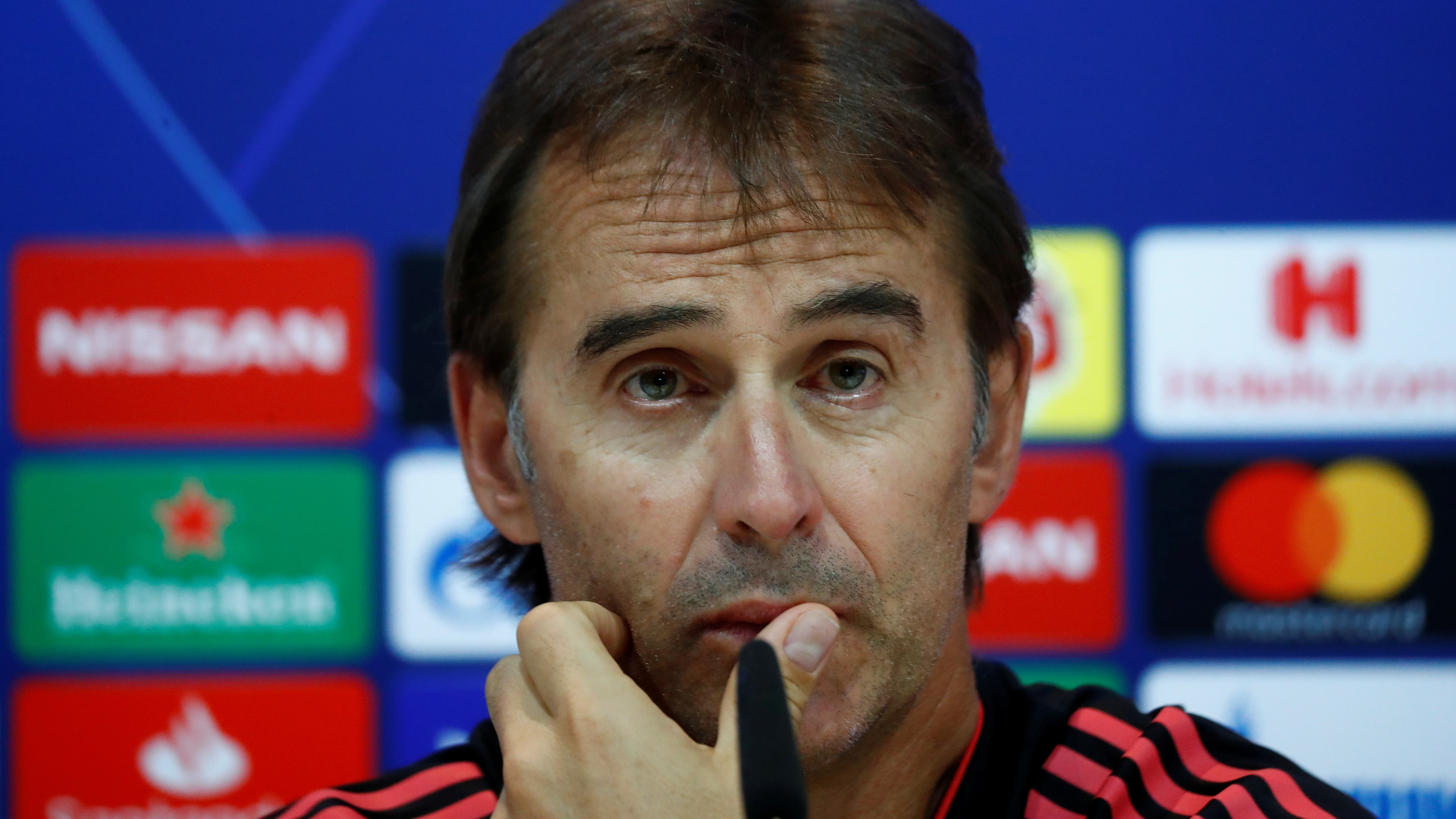 Julen Lopetegui, en rueda de prensa