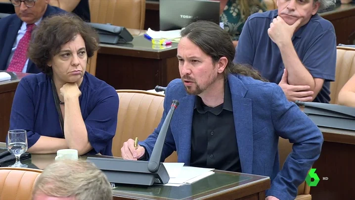 Pablo Iglesias, en el Congreso