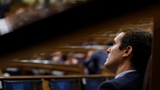 Imagen de archivo de Pablo Casado en el Congreso Imagen de archivo de Pablo Casado en el Congreso