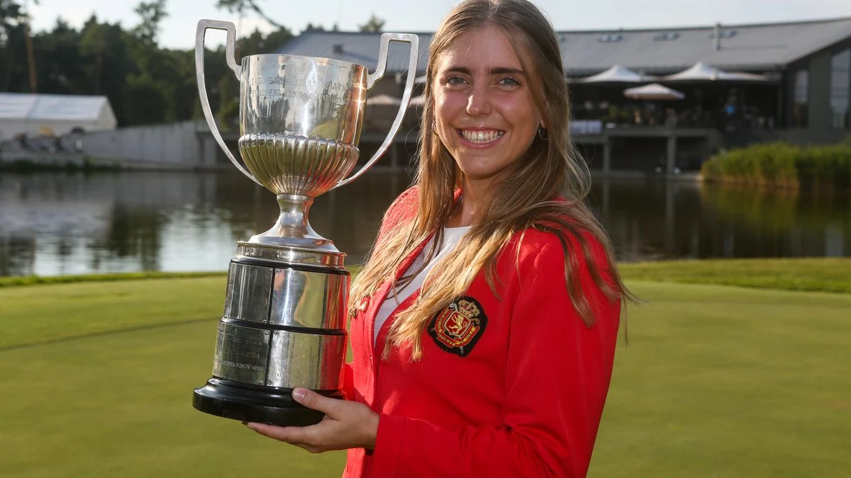 La golfista española Celia Barquín