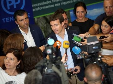 Pablo Casado en una imagen de archivo ante los medios de comunicación Pablo Casado en una imagen de archivo ante los medios de comunicación