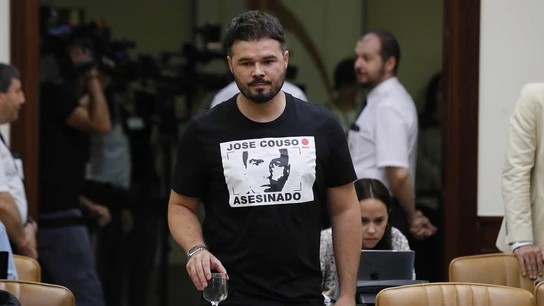 Gabriel Rufián en la comisión del Congreso sobre la caja B del PP Gabriel Rufián en la comisión del Congreso sobre la caja B del PP