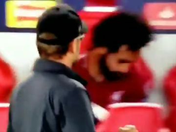 Salah, en el banquillo del Liverpool Salah, en el banquillo del Liverpool