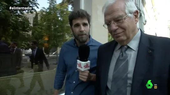 Gonzo y Josep Borrell Gonzo y Josep Borrell
