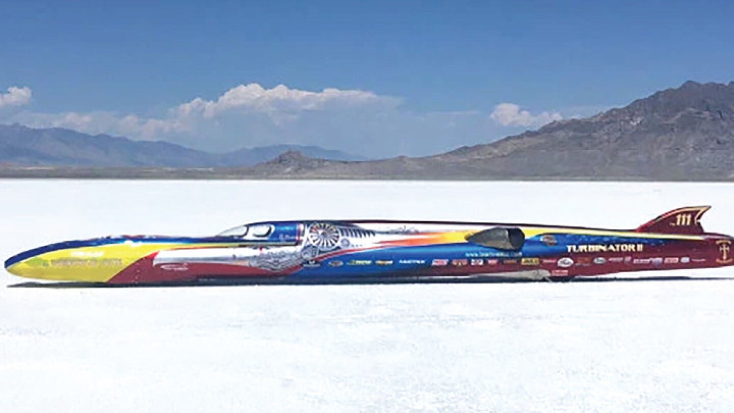'Turbinator II', el coche m&aacute;s r&aacute;pido del mundo 