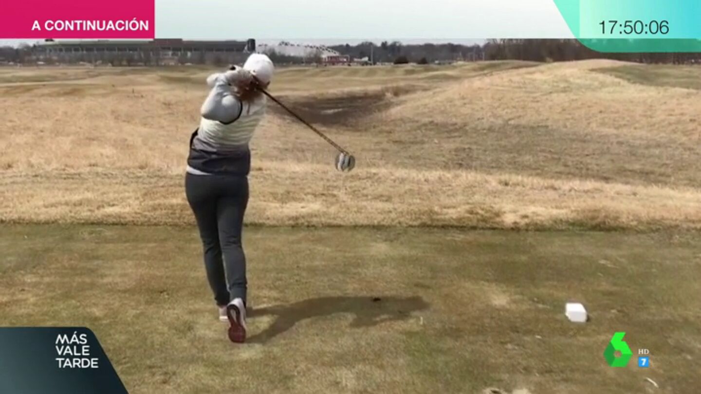 La golfista Celia Barqu&iacute;n