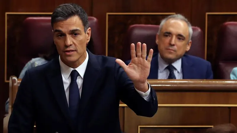 El presidente del Gobierno, Pedro Sánchez