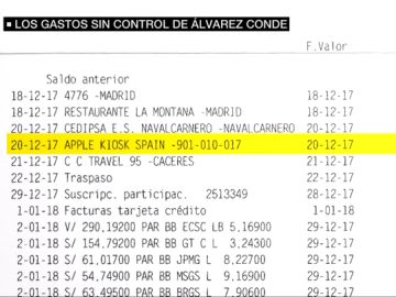 Los gastos sin control de Álvarez Conde Los gastos sin control de Álvarez Conde