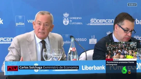 Carlos Solchaga, exministro de Economía Carlos Solchaga, exministro de Economía