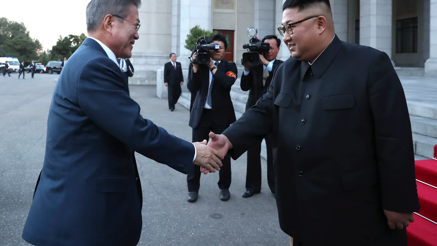 Los líderes de las dos Coreas Los líderes de las dos Coreas
