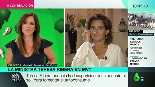 Teresa Ribera, ministra para la Transición Ecológica Teresa Ribera, ministra para la Transición Ecológica