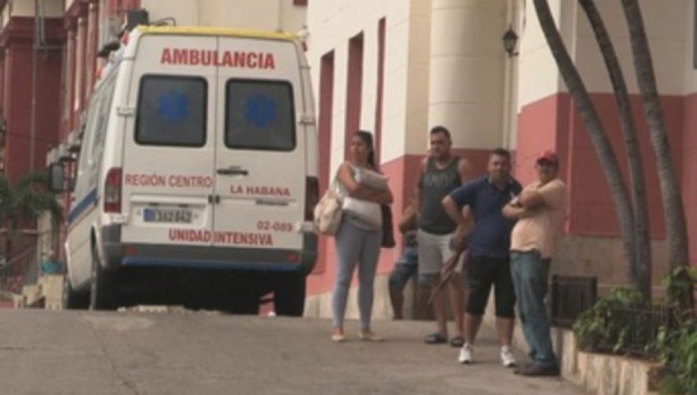 Imagen de archivo de una ambulancia en La Habana