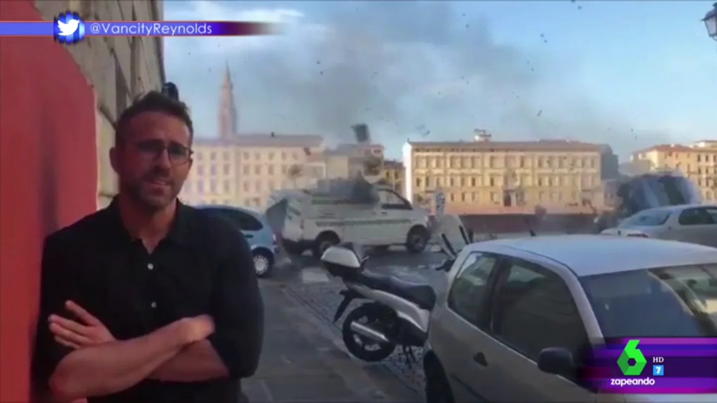 El impactante accidente de coche con el que Ryan Reynolds ni se inmuta El impactante accidente de coche con el que Ryan Reynolds ni se inmuta