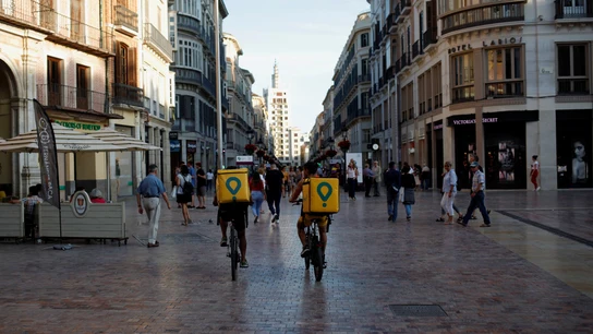 Una sentencia dicta por primera vez que un repartidor de Glovo es falso autónomo Una sentencia dicta por primera vez que un repartidor de Glovo es falso autónomo