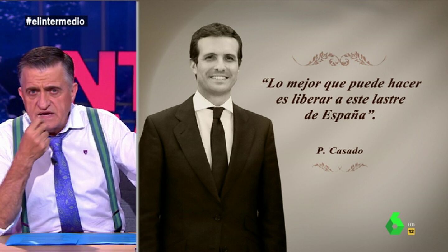 "Lo mejor que puede hacer es liberar a este lastre de Espa&ntilde;a" y otros lapsus de Casado a lo Rajoy