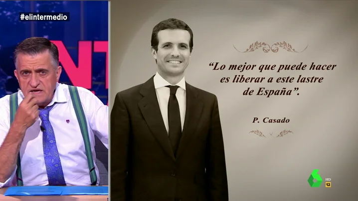 "Lo mejor que puede hacer es liberar a este lastre de España" y otros lapsus de Casado a lo Rajoy