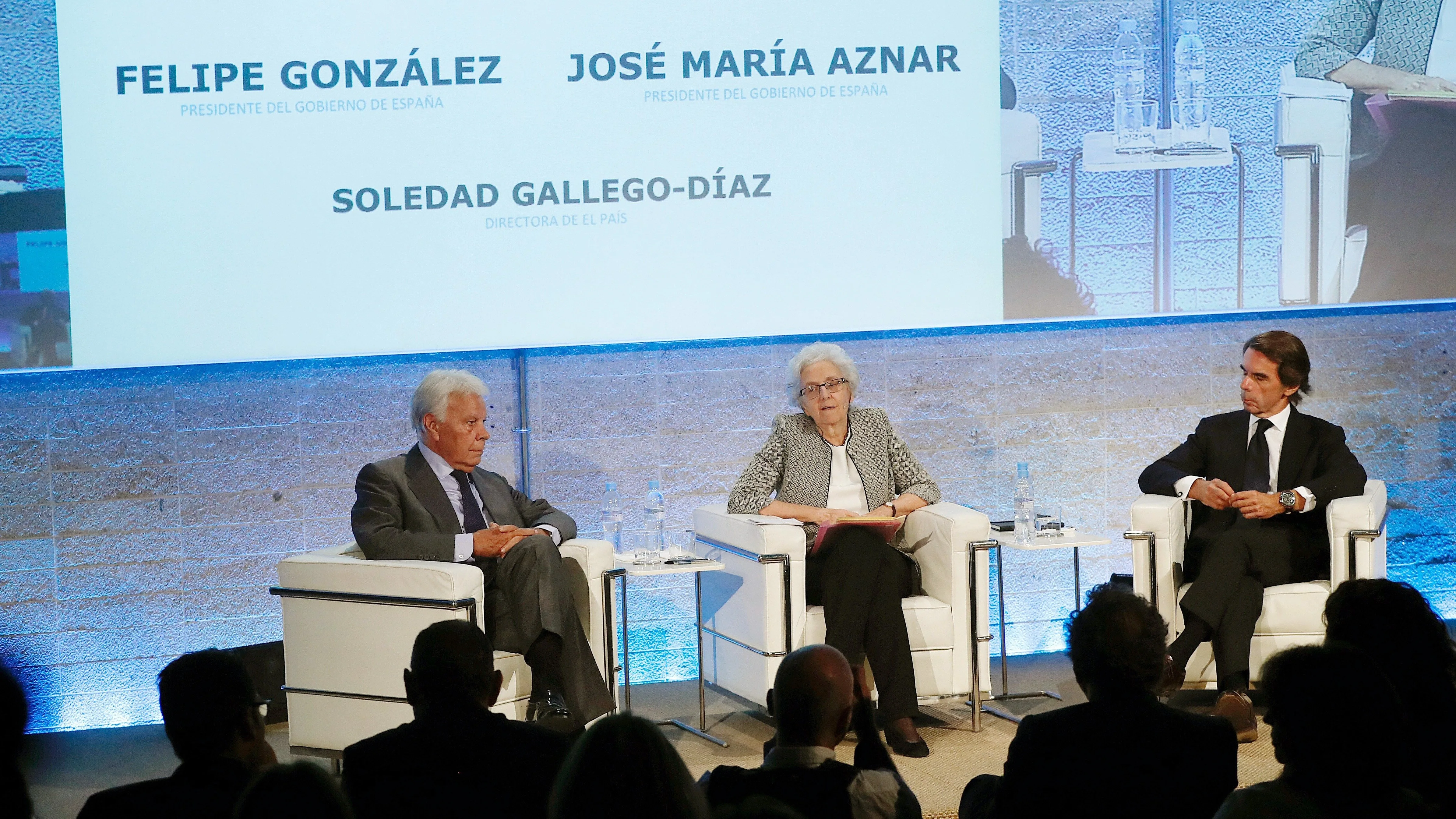 Felipe González y José María Aznar