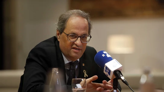 Quim Torra en una entrevista con la agencia EFE Quim Torra en una entrevista con la agencia EFE