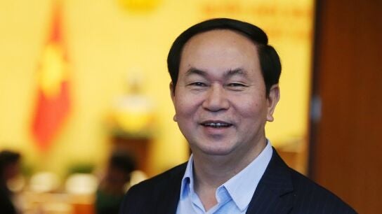 Fotograf&iacute;a de archivo del presidente de Vietnam, Tran Dai Quang