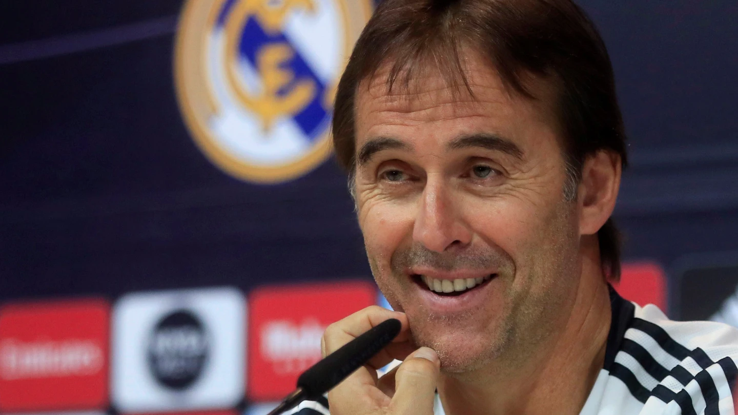 Lopetegui en rueda de prensa Lopetegui en rueda de prensa