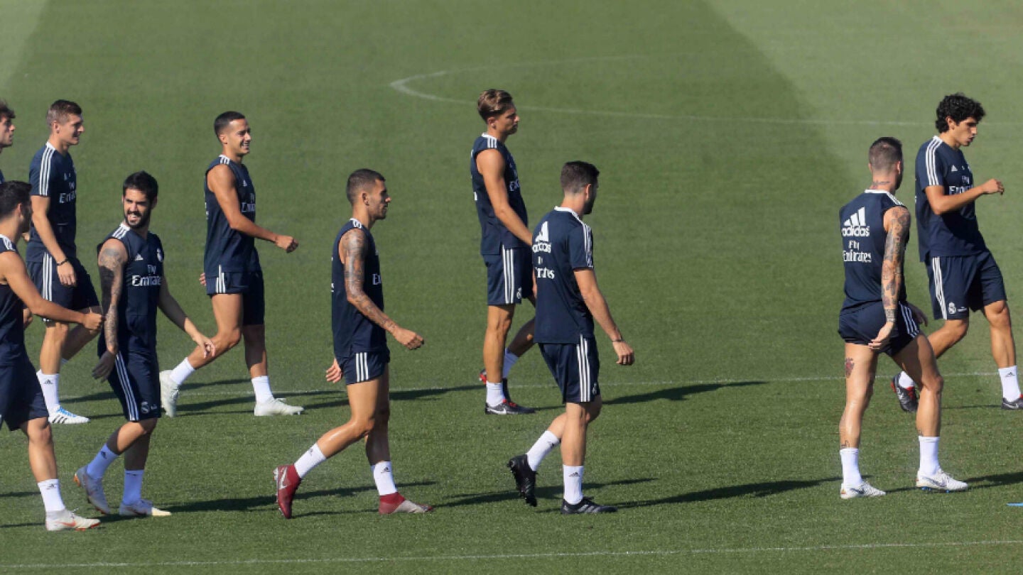 Entrenamiento del Real Madrid