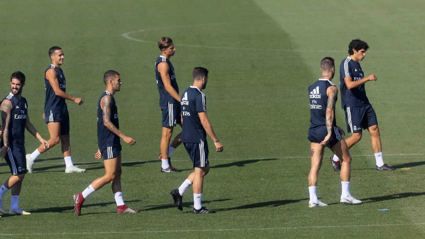 Entrenamiento del Real Madrid