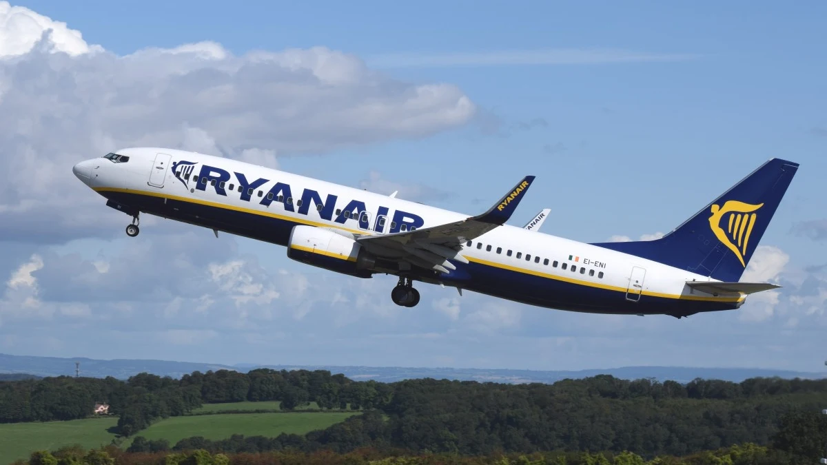 Avión de Ryanair