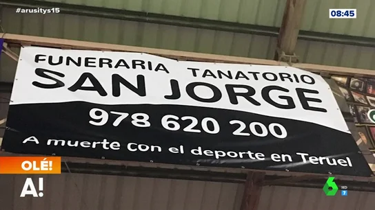 El famoso anuncio de una funeraria El famoso anuncio de una funeraria