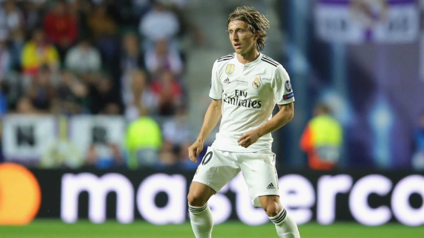 Luka Modric, en un partido con el Real Madrid