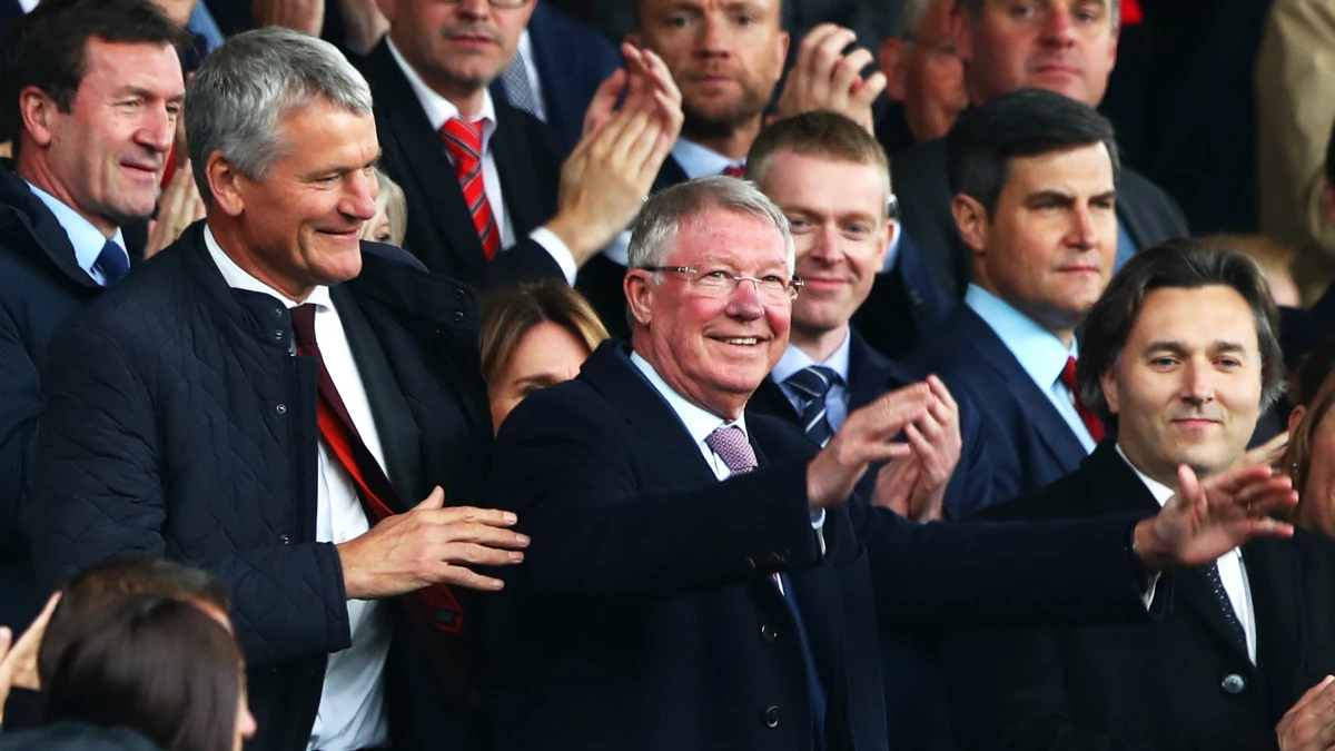 Alex Ferguson, en Old Trafford