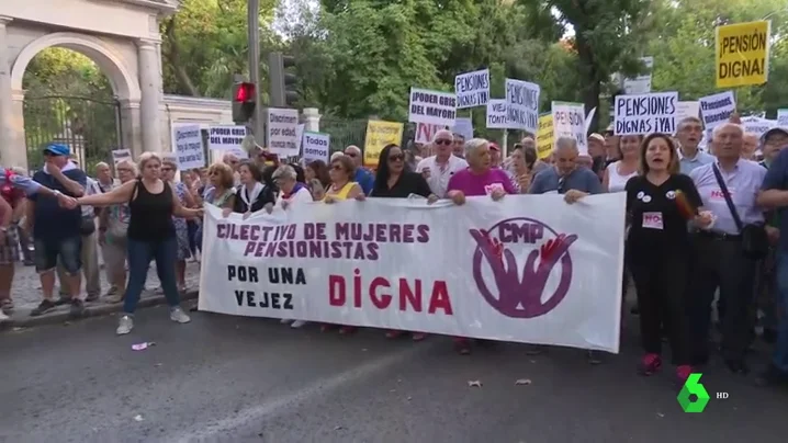 Manifestación de pensionistas